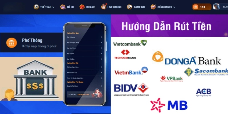 Những ưu điểm nổi trội khi rút tiền tại ABC8